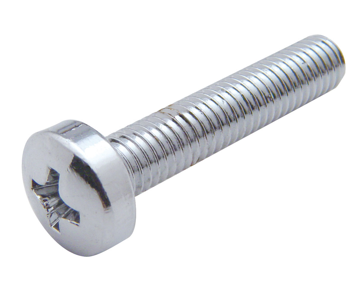 (22/Card) Chrome 2002 Kenworth Dash Screw - Plain