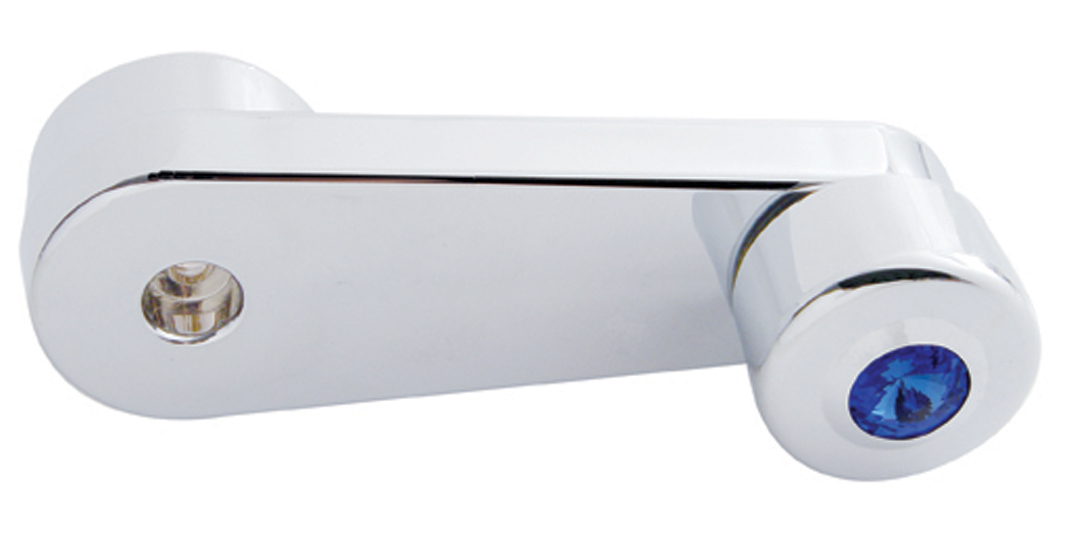 Chrome Plastic Freightliner Window Crank W/ Diamon