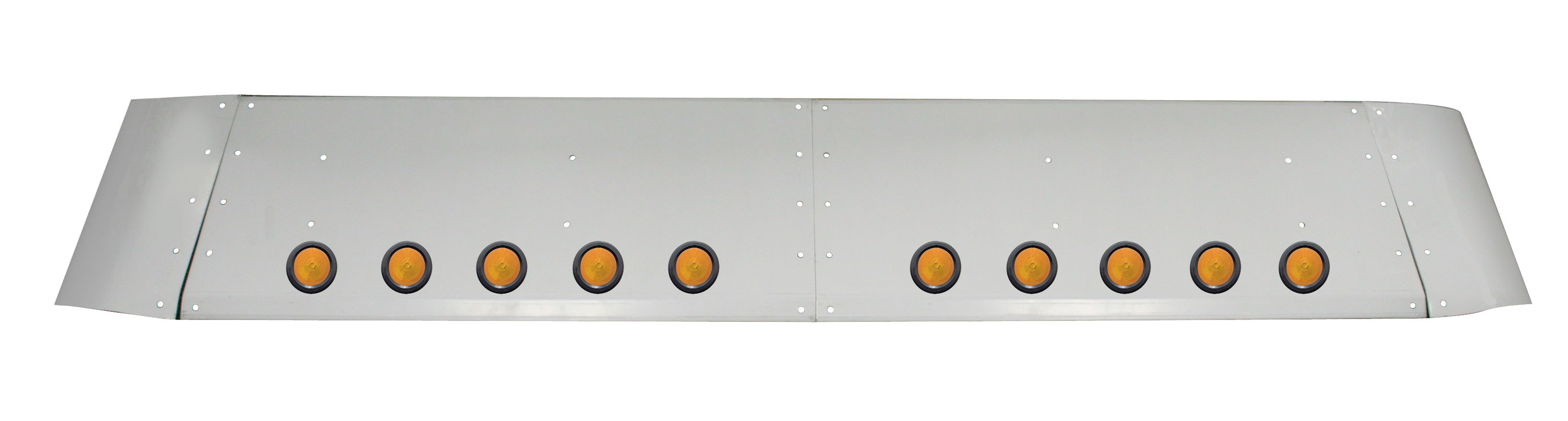 Stainless Steel Freightliner Coronado Drop Visor W