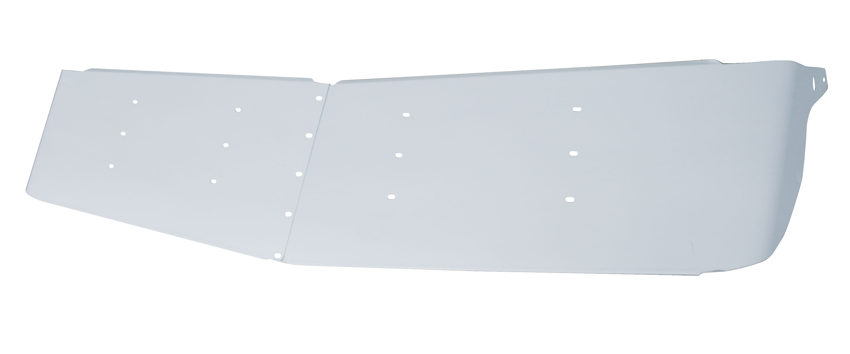 Stainless Steel Kenworth 13 1/2" Curved Windshield Drop Sunvisor