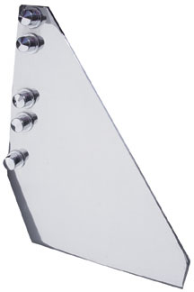 (2/Box) Stainless Steel Kenworth Side Step Plate
