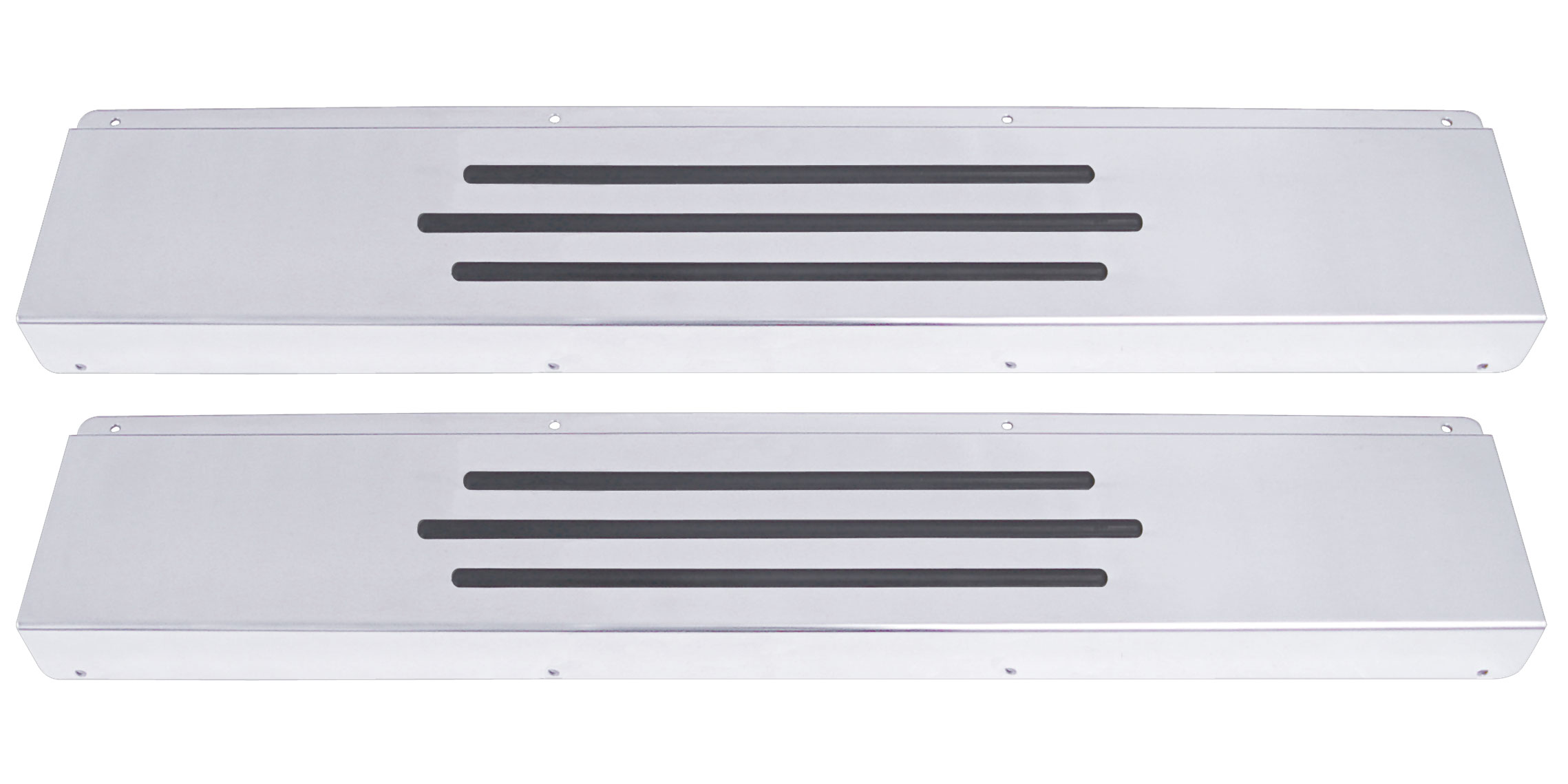 (2/Box) Stainless Steel Kenworth Regular Upper Steps - 37 1/2" X 7"