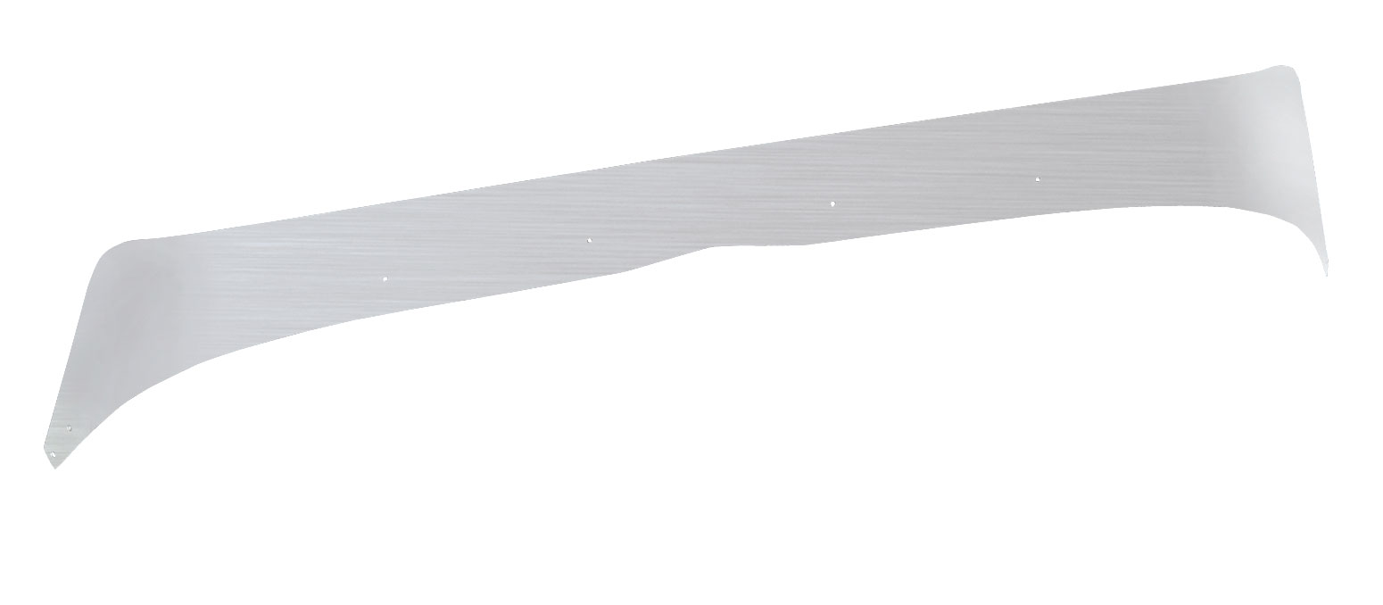 Stainless Peterbilt 379 Long Hood Model Bug Deflector