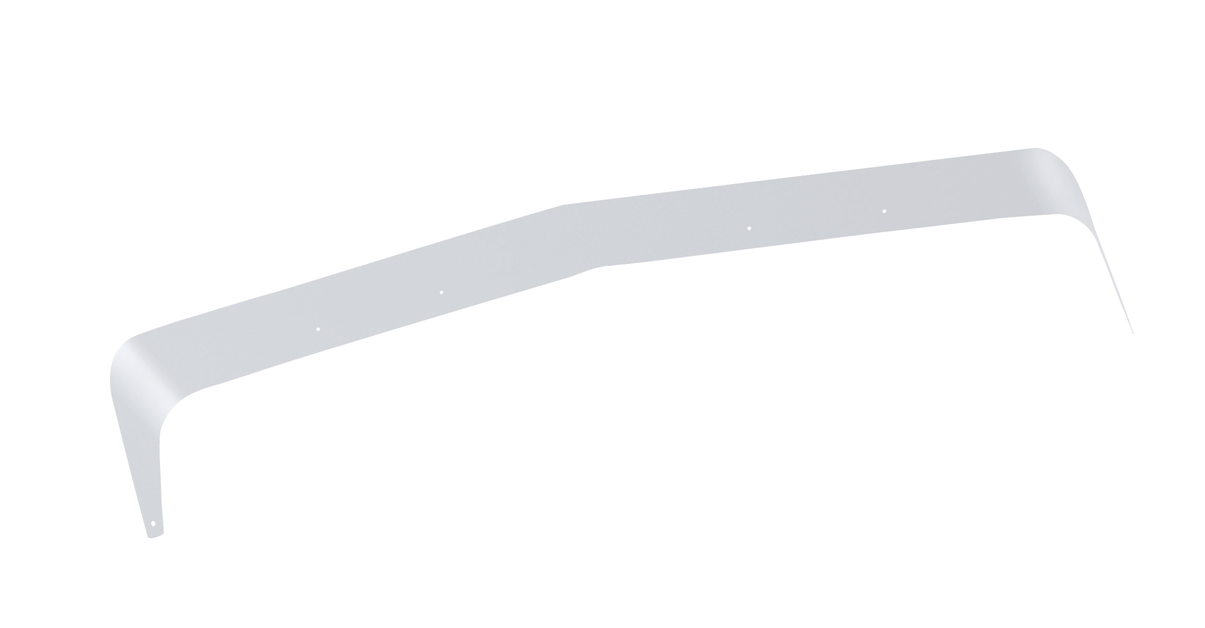 Stainless 1993 - 2006 Kenworth T800 Wide Hood & C500 Bug Deflector