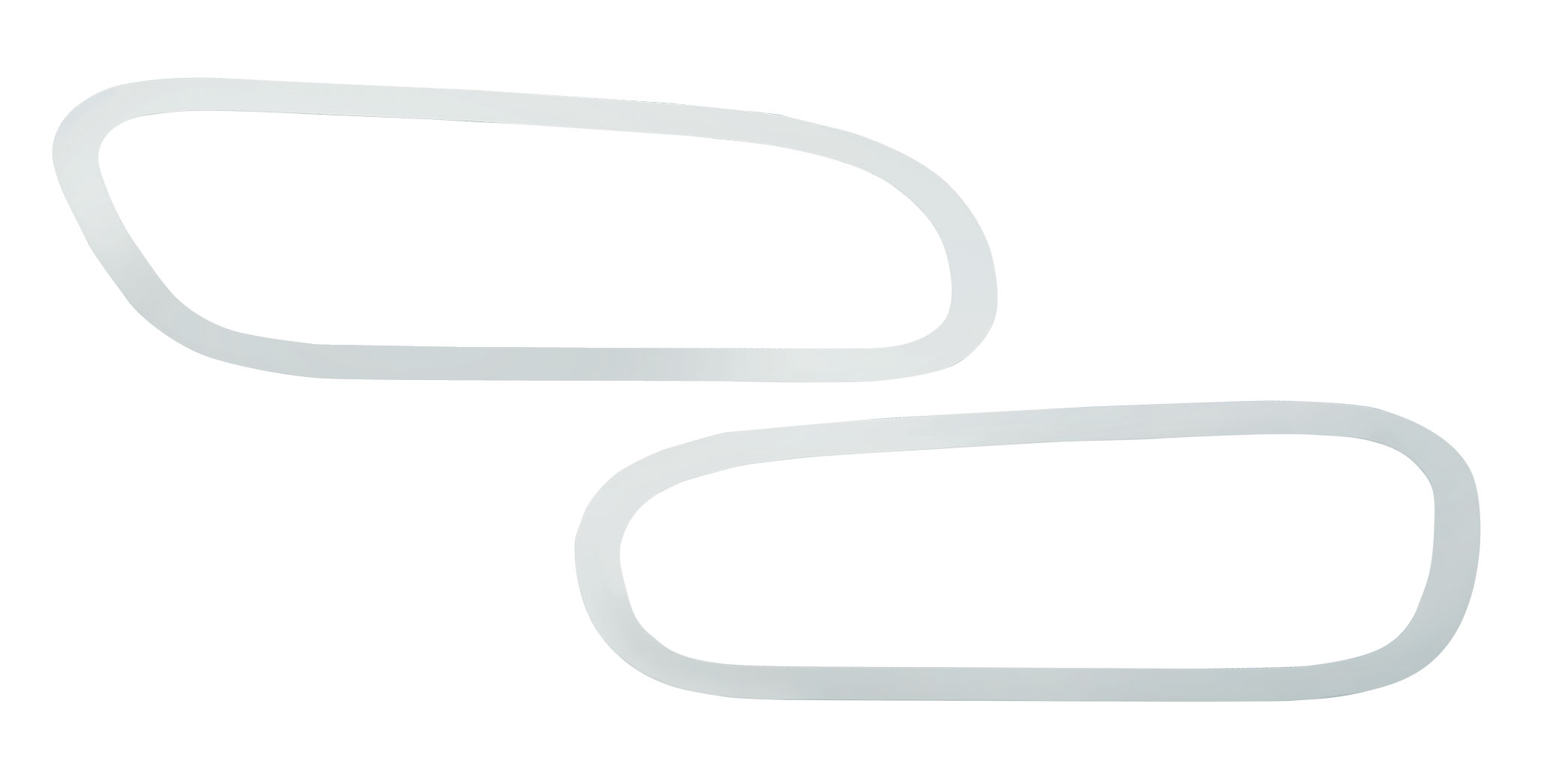 Stainless Peterbilt 567/579 Door Handle Trim