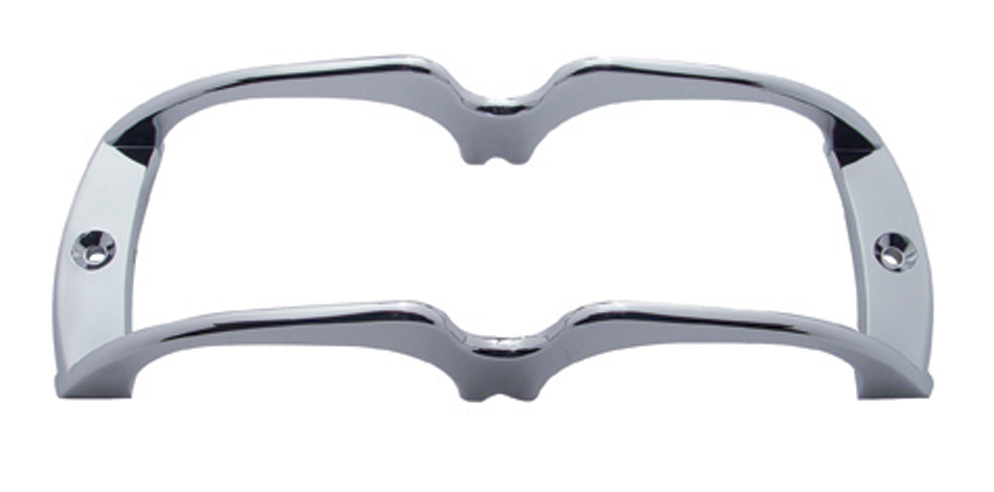 Chrome Plastic Turtle Back Lens Guard