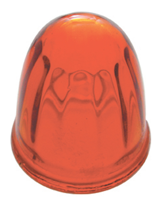 Small Bullet Glass Lens - Amber
