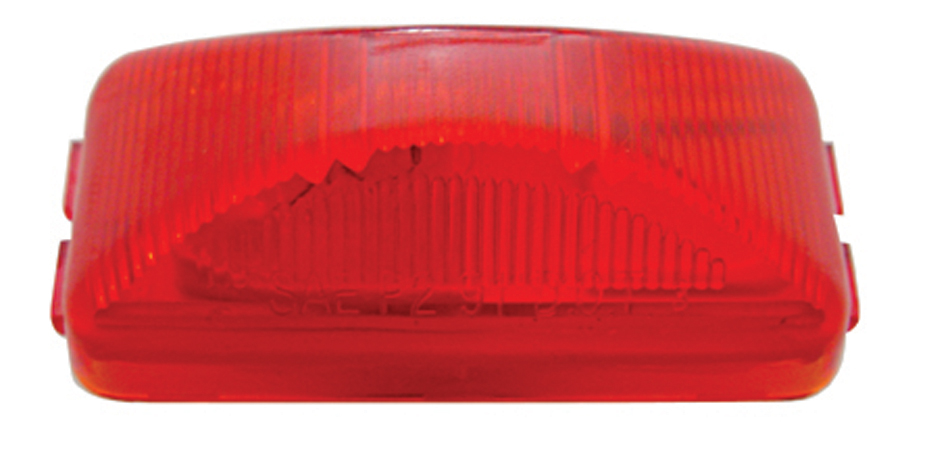 Rectangular Incandescent Clearance/Marker Light - Red