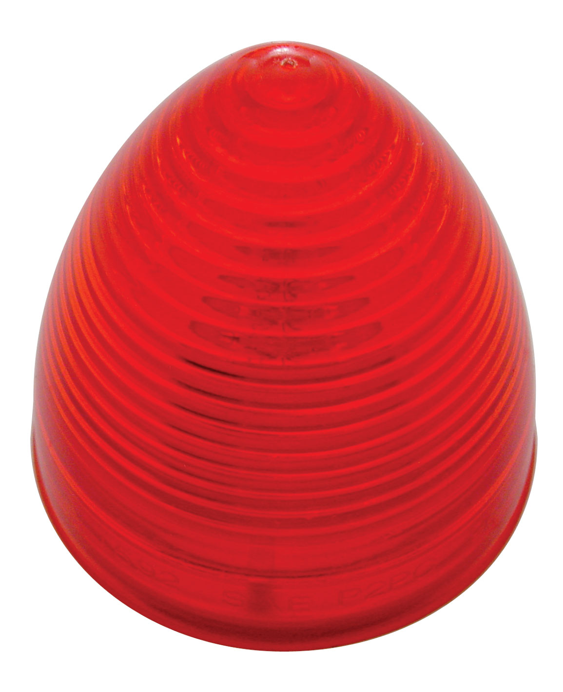 2 1/2" Beehive Incandescent Clearance/Marker Light - Red Lens