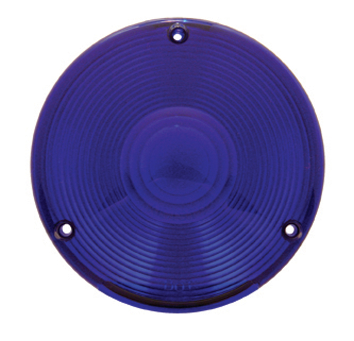 Plastic Turn Signal Lens - Blue