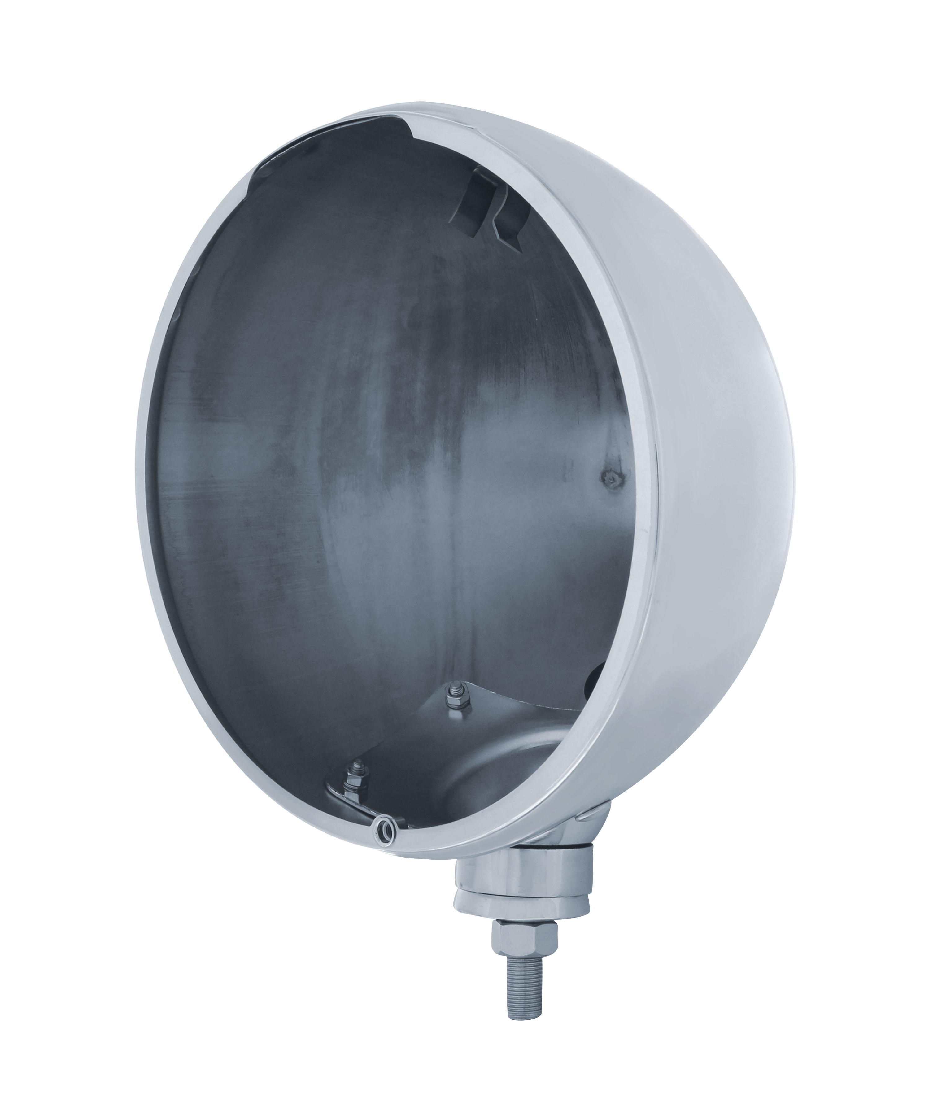 Chrome Original Peterbilt Headlight Housing W/O Rim