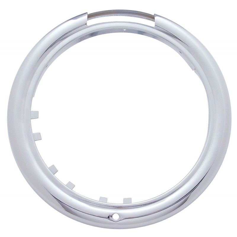 Chrome Peterbilt "Classic" Headlight Bezel W/ Turn Signal Cutout