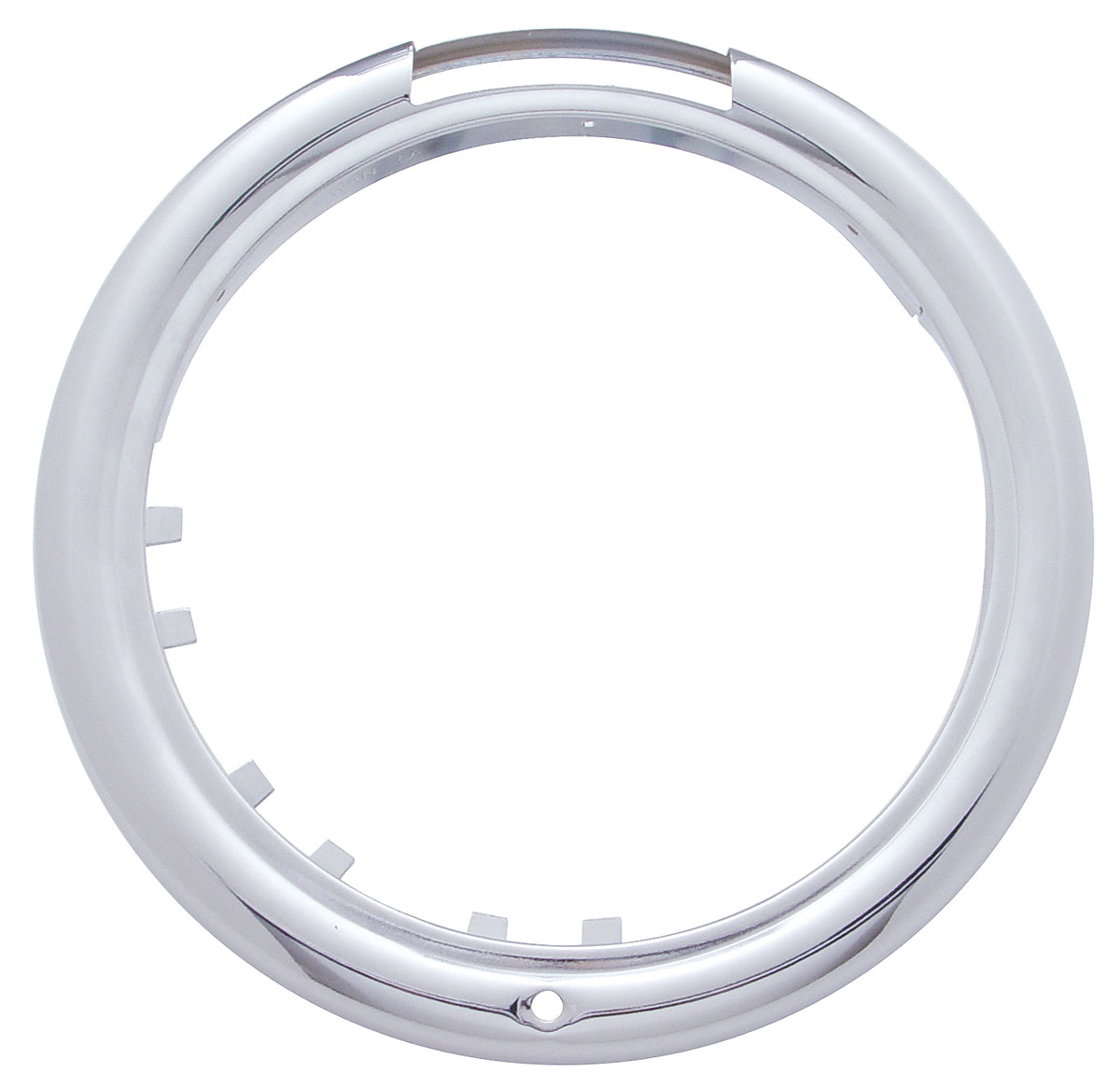 (Skpk) Stainless Steel Peterbilt "Classic" Headlight Bezel W/ Turn Signal Cutout