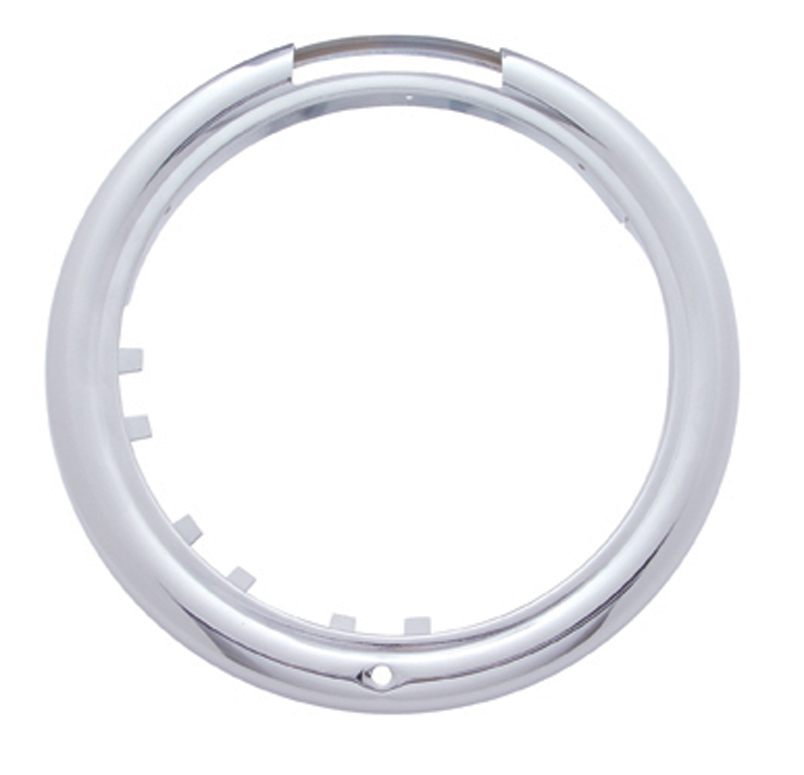 Stainless Steel Peterbilt "Classic" Headlight Bezel W/ Turn Signal Cutout