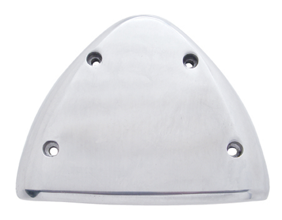 (2/Card) Polished Aluminum Headlight Turn Signal Cover