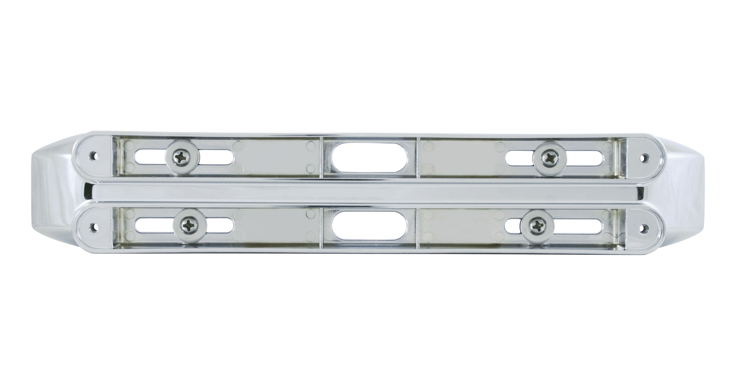 Chrome Plastic 9" Light Bar Bezel X 2