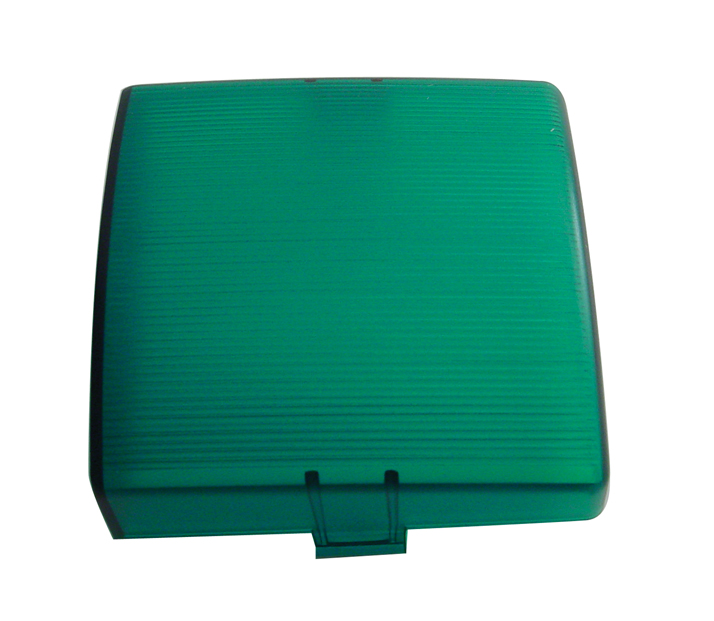 Square Dome Light Lens - Green