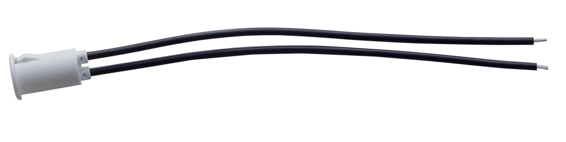 Chrome Plastic Dash Light Base