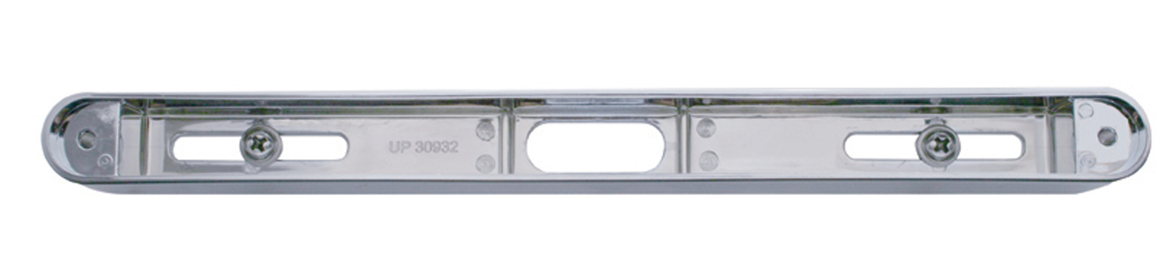 Chrome Plastic 10 Led 9" Light Bar Bezel