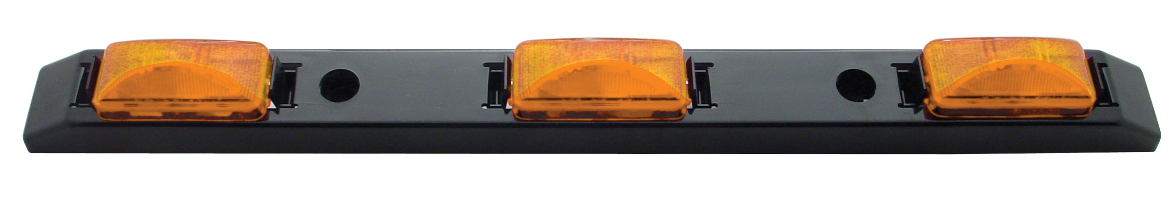 Incandescent Identification Bar Light - 3 Sealed Amber Light