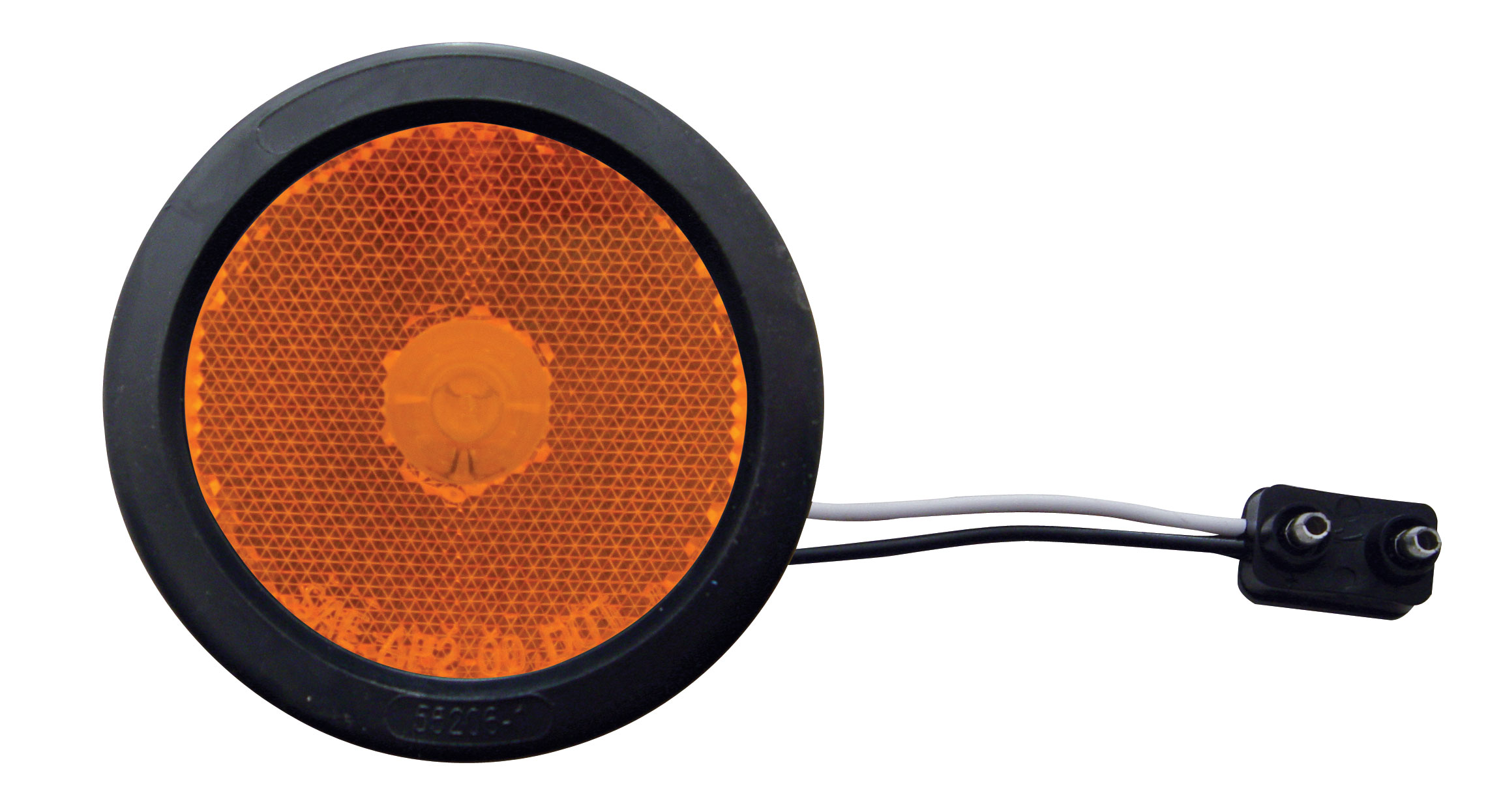 Incandescent 2 1/2" Reflector Clearance/Marker Light Kit - Amber