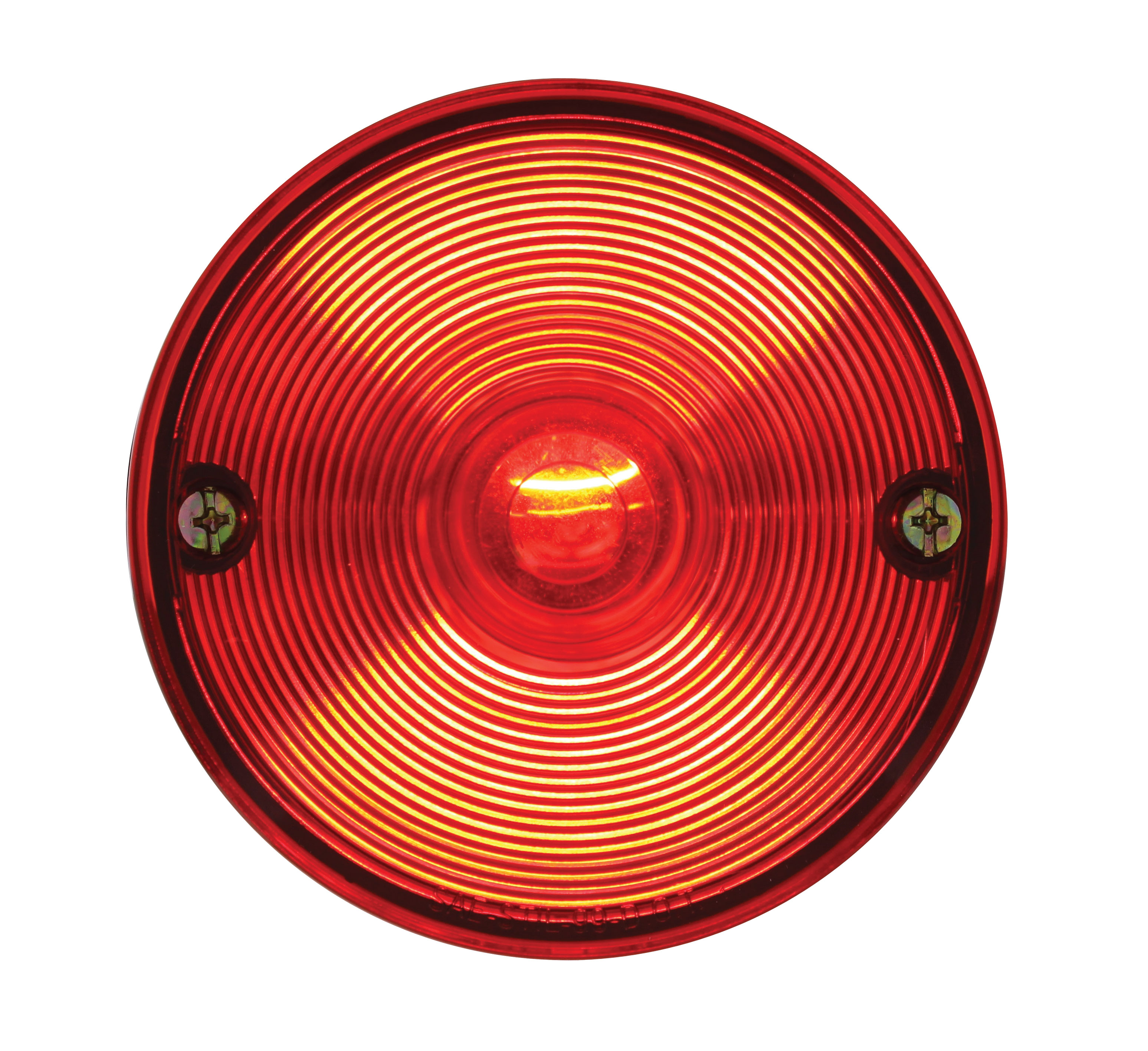 Incandescent Universal Stud-Mount S/T/T Light W/ License Illuminator - Red