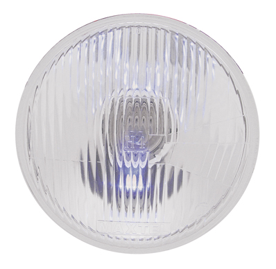 *Closeout* 7" Headlight W/ 10Mm Led Accent Light *Closeout* (High & Low Beam) - White