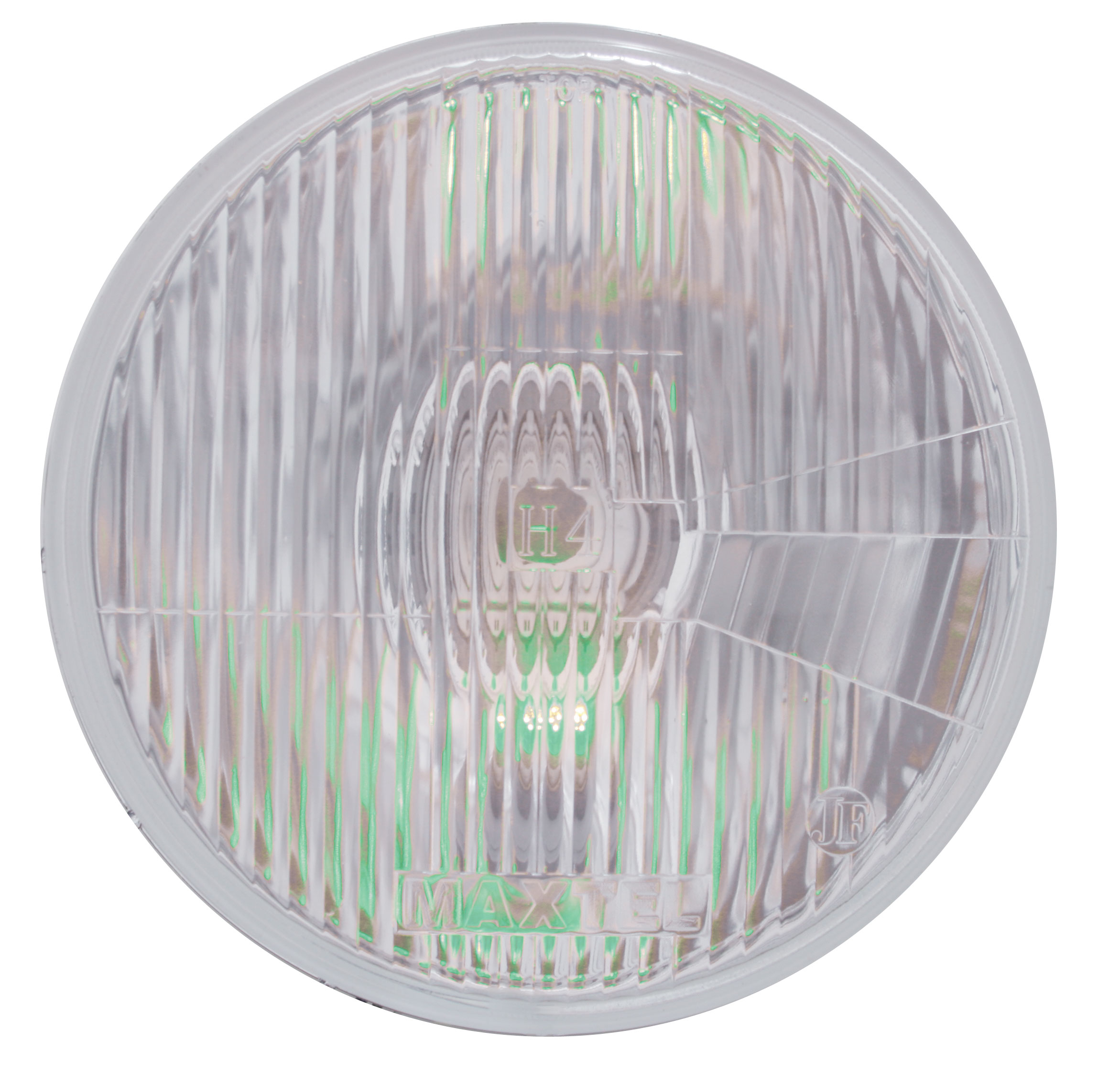7" Headlight W/ 4 Micro Led Accent Light (High & Low Beam) - Green