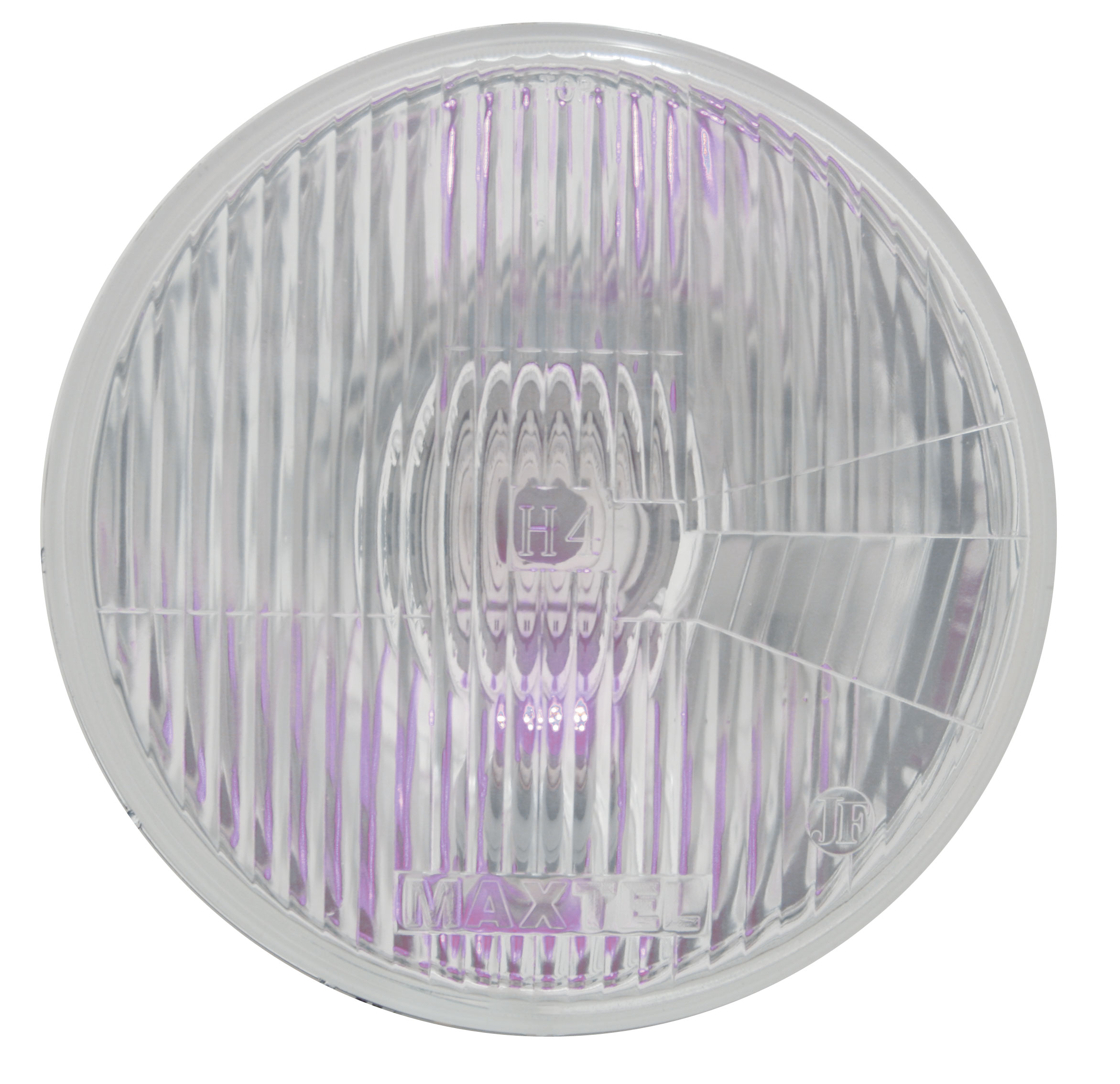 7" Headlight W/ 4 Micro Led Accent Light (High & Low Beam) - Purple