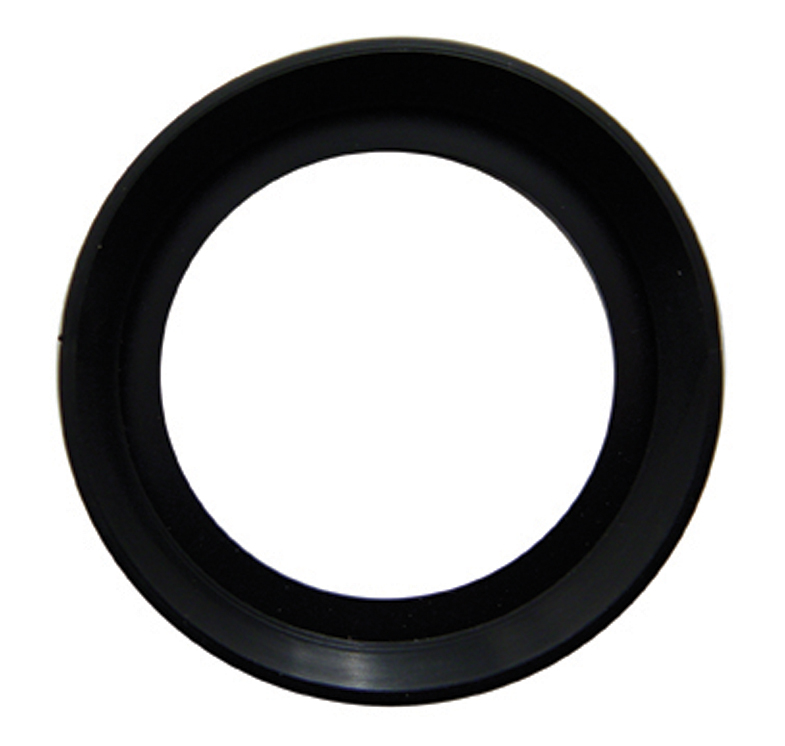 Black Rubber 2" Branch Deflector Grommet