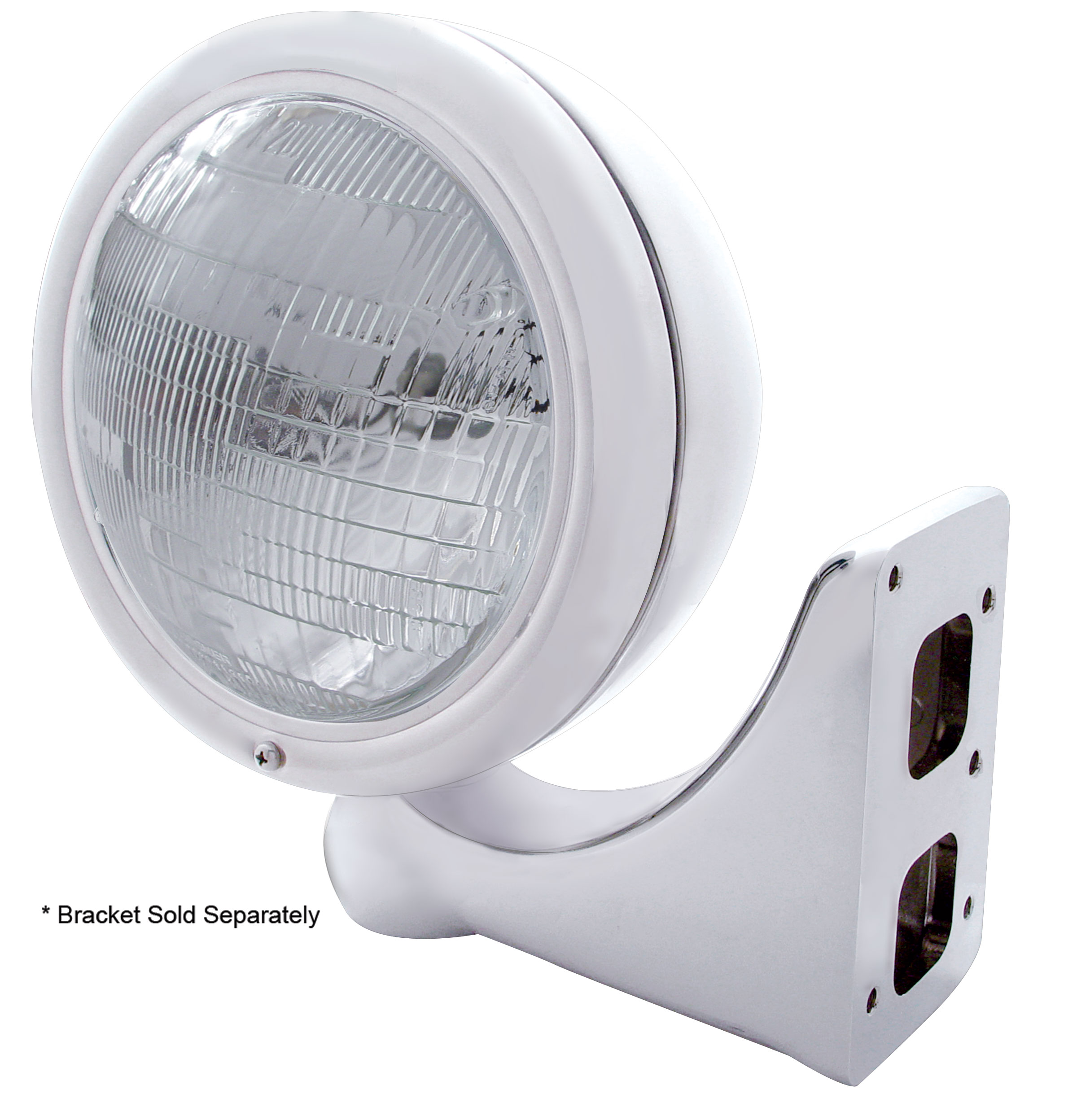 Chrome "Classic" Peterbilt Headlight - 6014 Sealed Beam