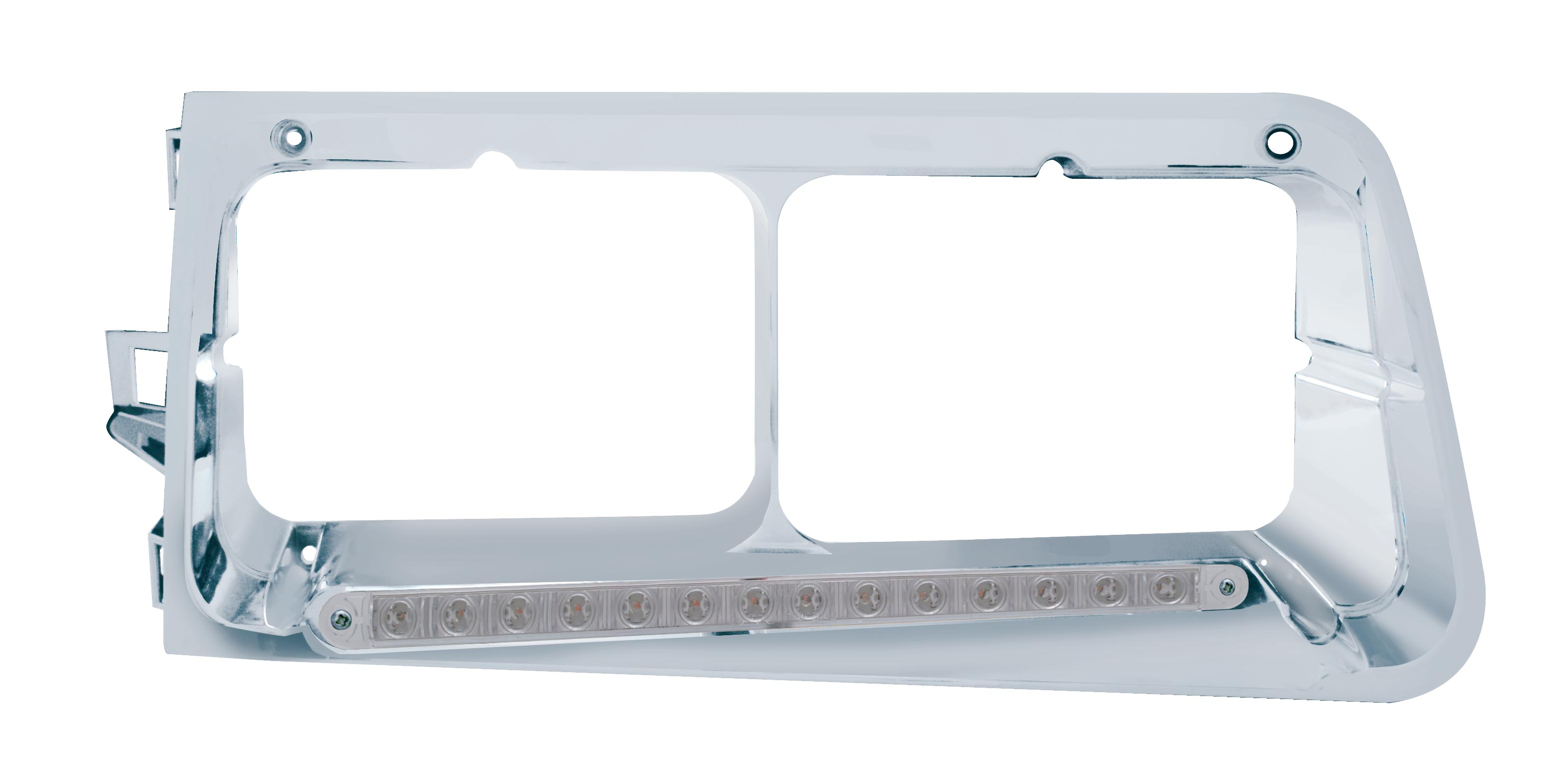 Led Freightliner Fld Driver Side Headlight Bezel W