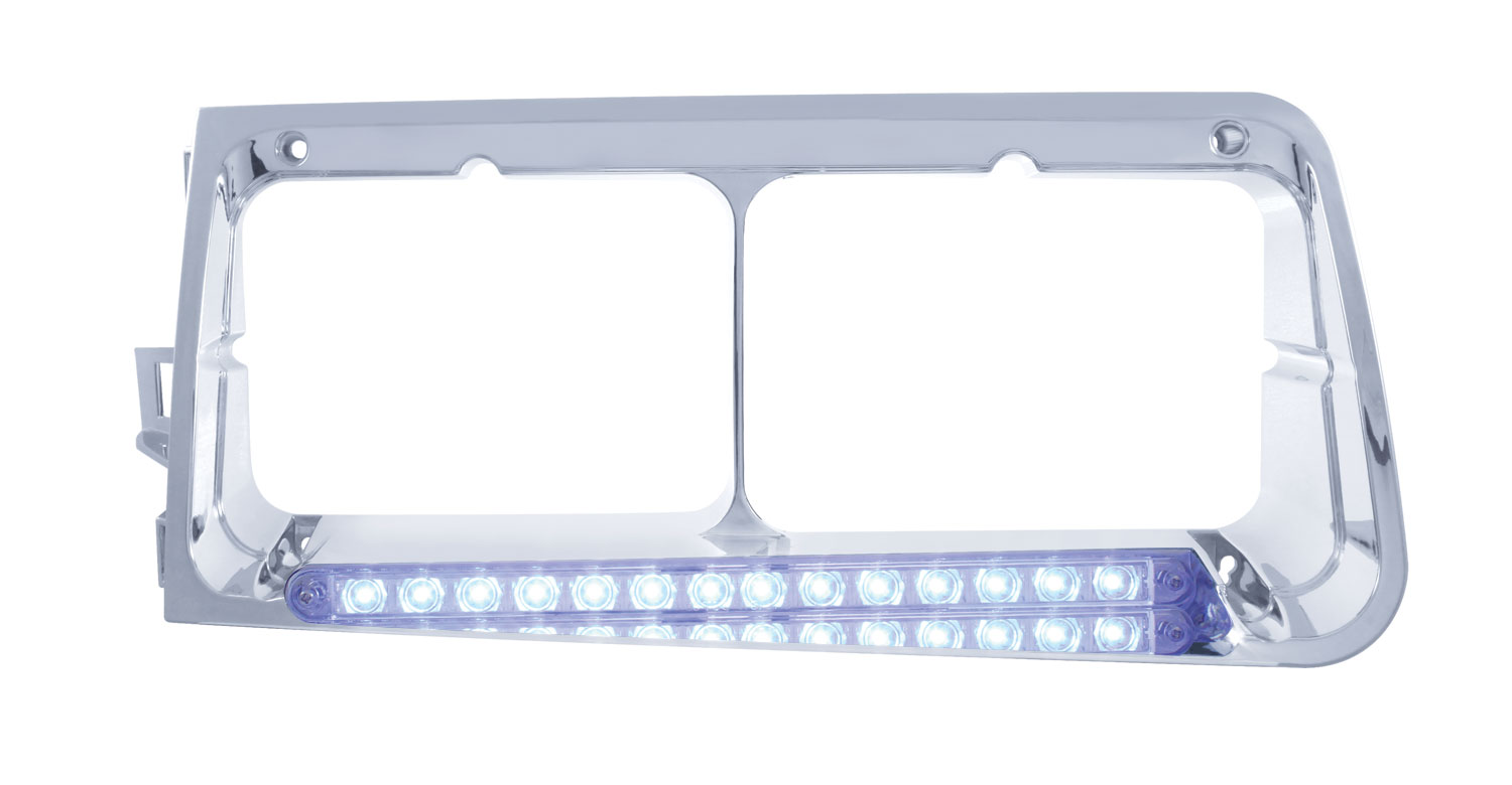 Led Freightliner Fld Driver Side Headlight Bezel W