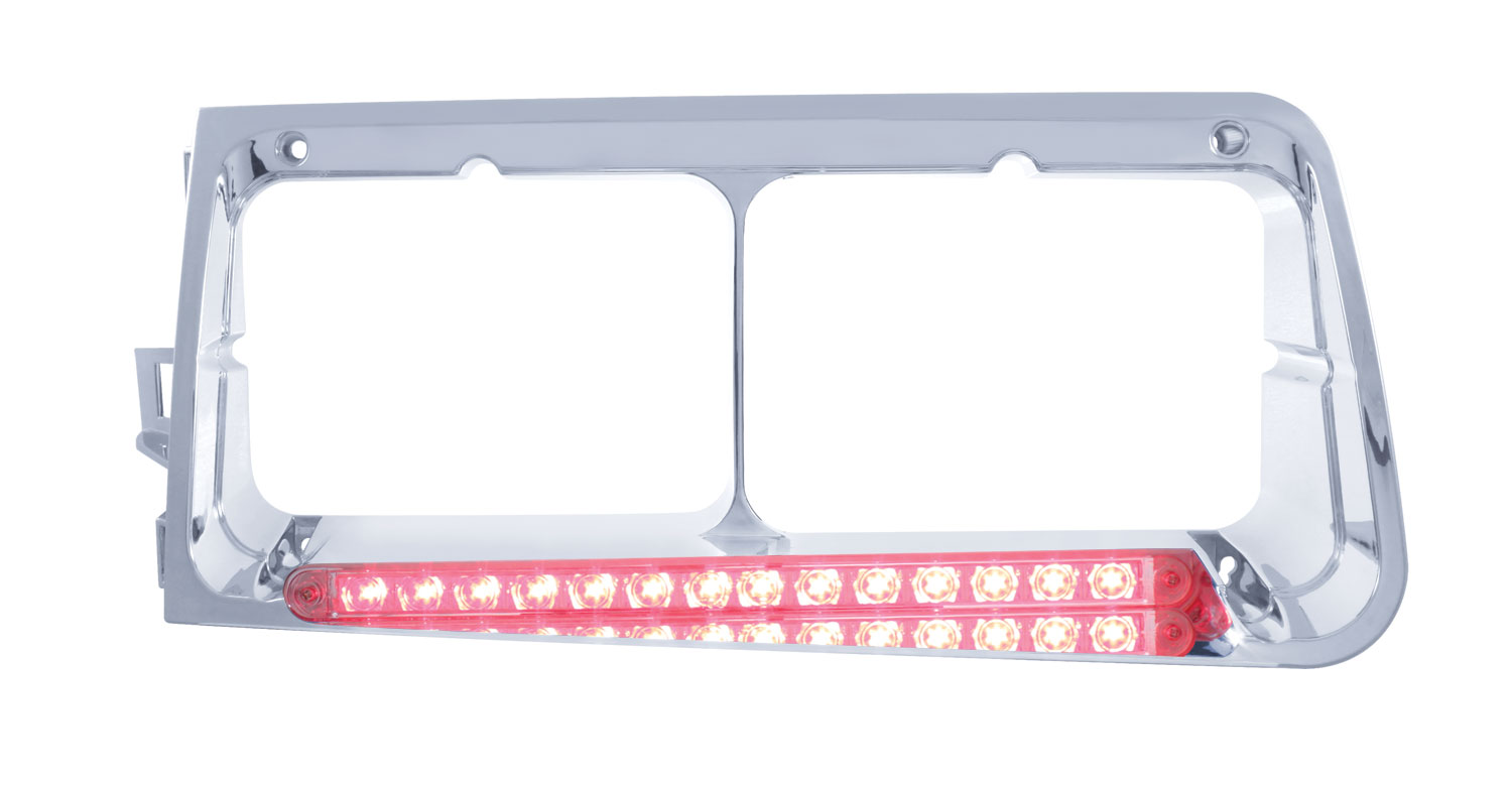 Led Freightliner Fld Driver Side Headlight Bezel W