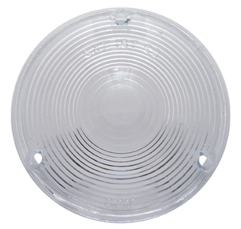 Glass Turn Signal Lens W/ Hardware - Clear