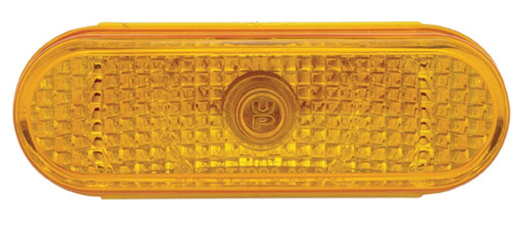 Incandescent Oval Crystal P/T/C Light - Amber