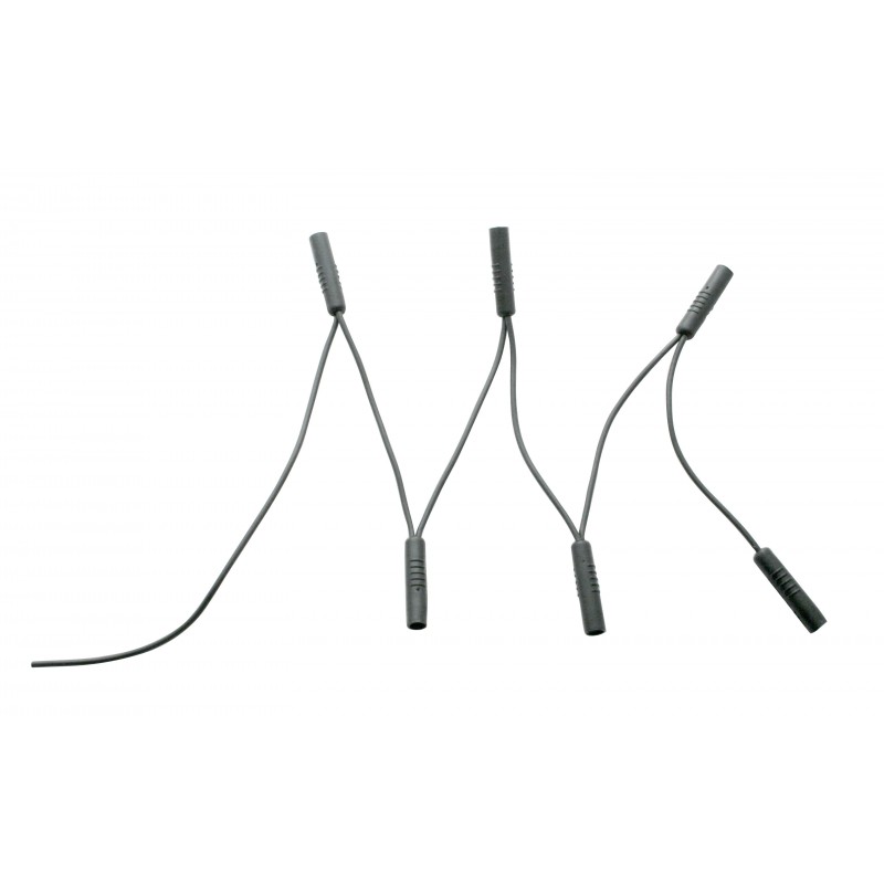 6 Molded 0.180 Female Plugs W/ 6" Lead Wire Harness