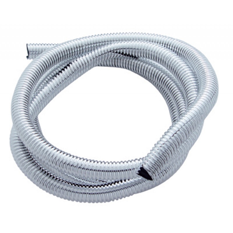 (Pack) 72" Chrome Plastic Wire Loom - 