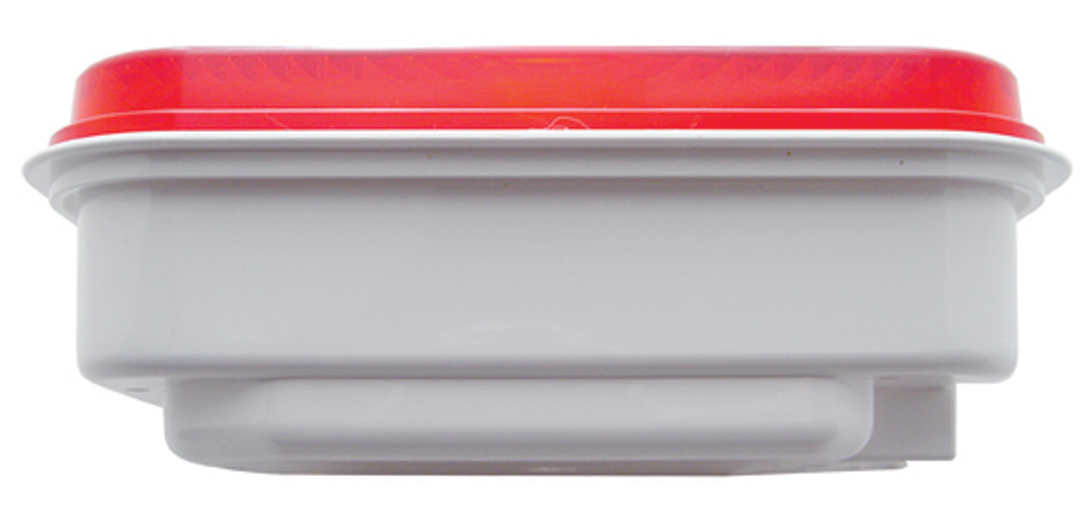 Rectangular S/T/T Light - Red