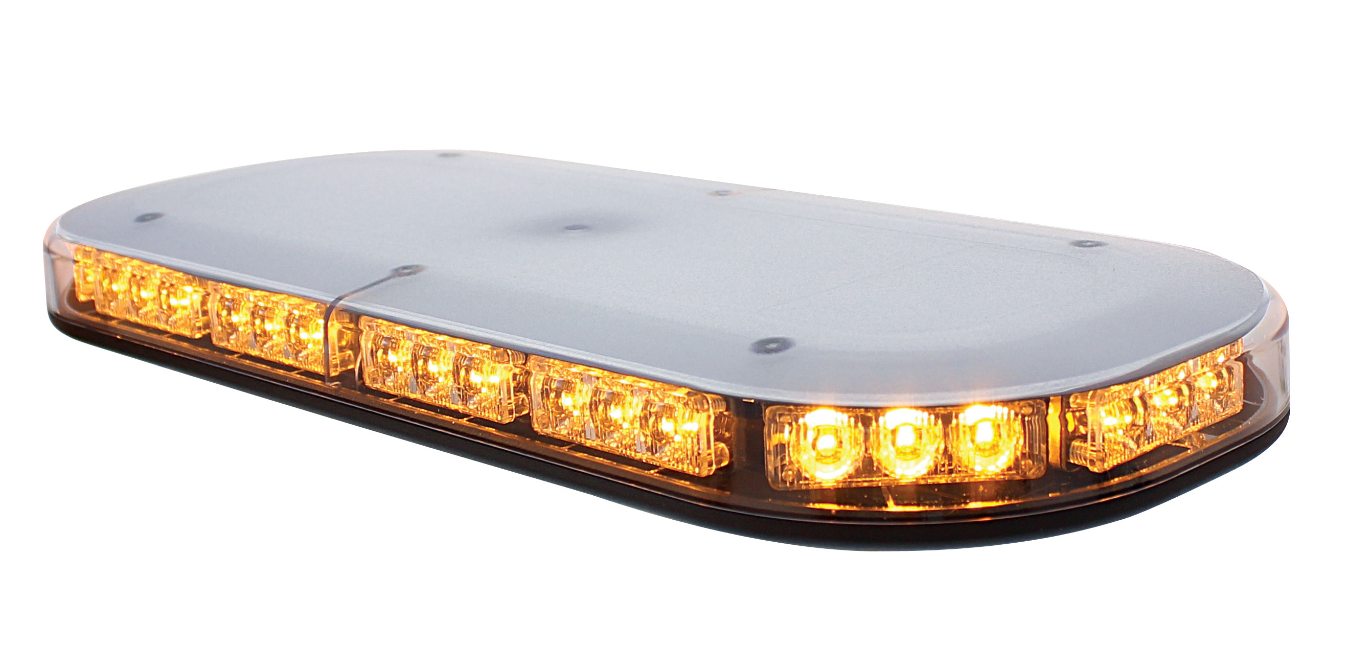 42 High Power Led Micro Strobe Warning Bar - Magnet Mount - Clear Lens
