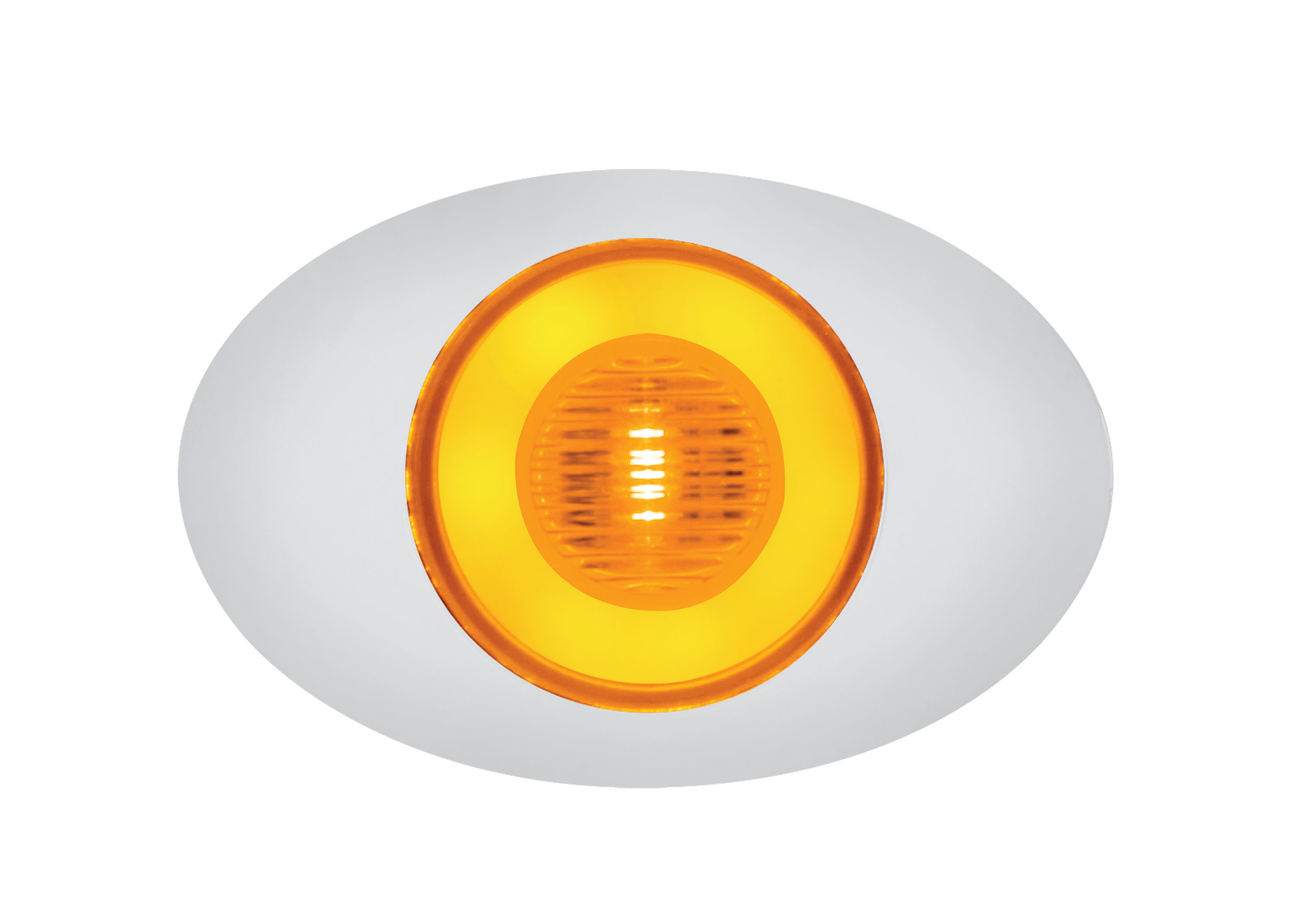 5 Led "M3 Millennium" Clearance/Marker Light - Glo Light - Amber Led/Amber Lens