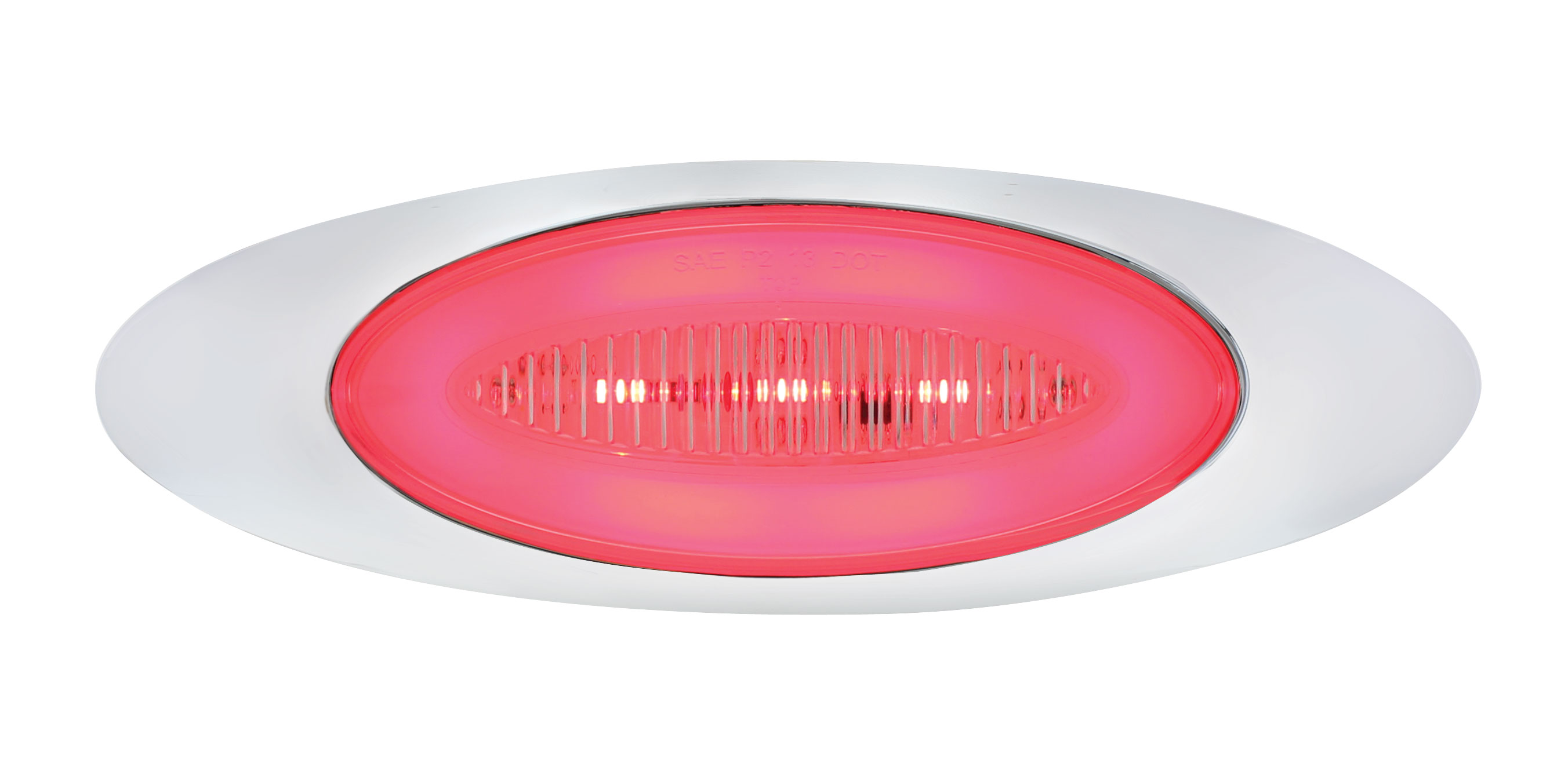 13 Led "M1 Millennium" Marker Light - Glo Light - Red Led/Clear Lens