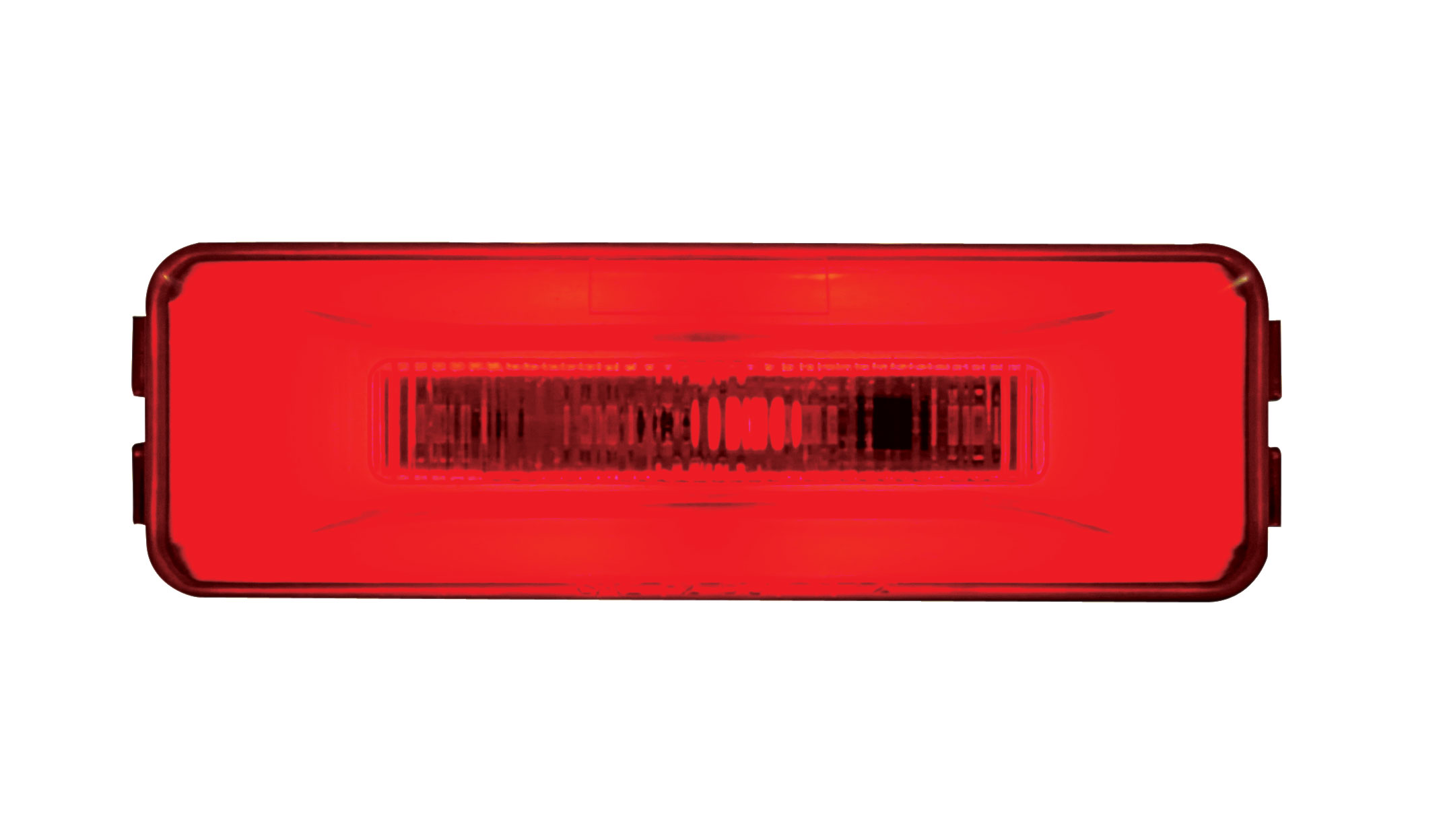 10 Red Led Rectangular Clearance / Marker Light - Glo Light - Red Lens
