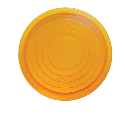 2006+ Peterbilt Round Dome Light Lens - Amber