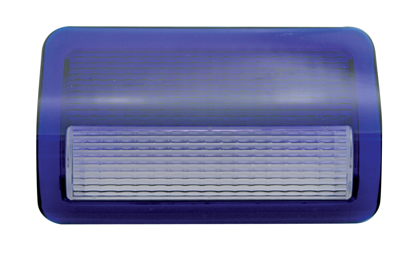 2006+ Peterbilt Passenger Door Light Lens - Blue