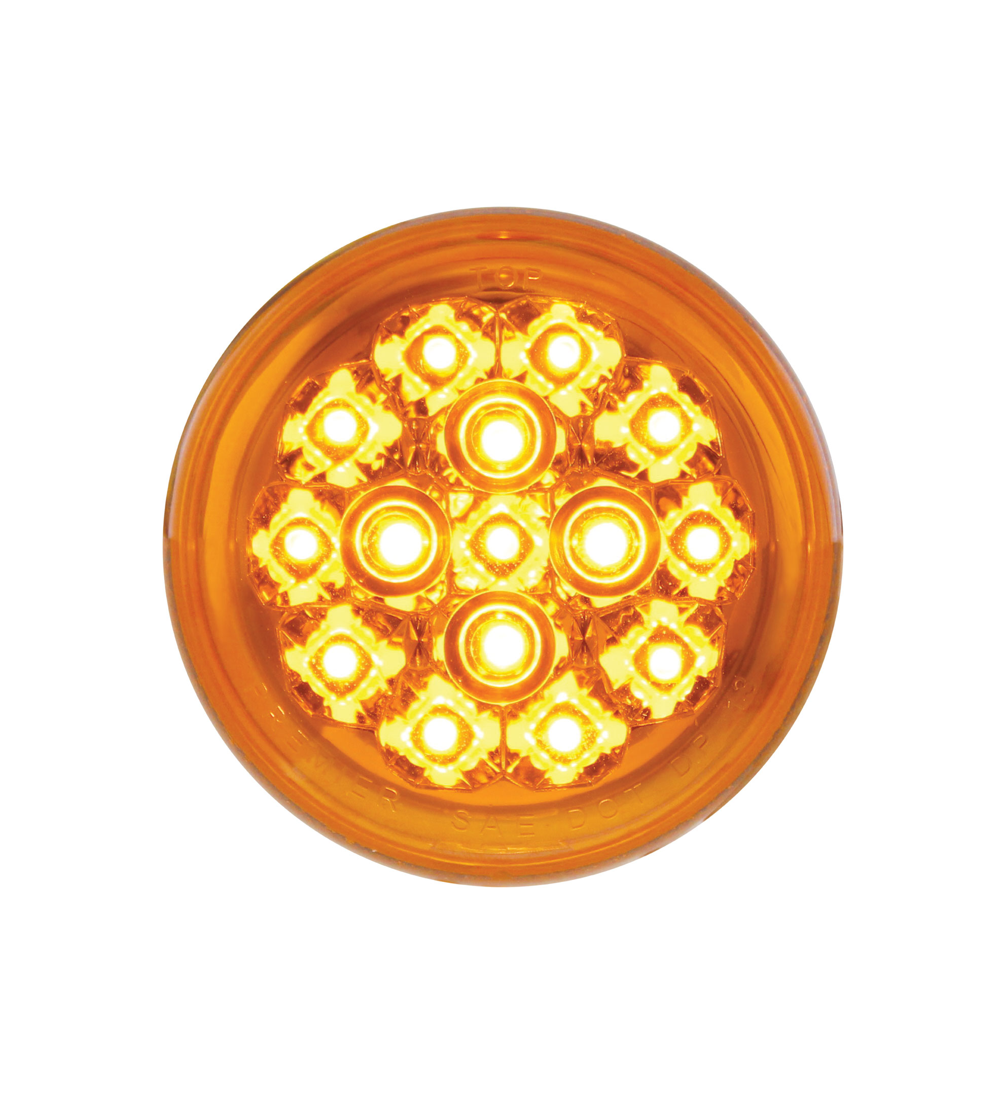 15 Amber Led 2 3/8" Harley Turn Signal - Amber Lens