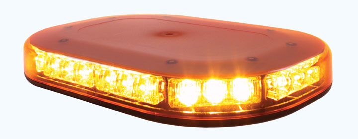 30 High Power Led 12V/24V Micro Strobe Warning Bar - Permanent Mount