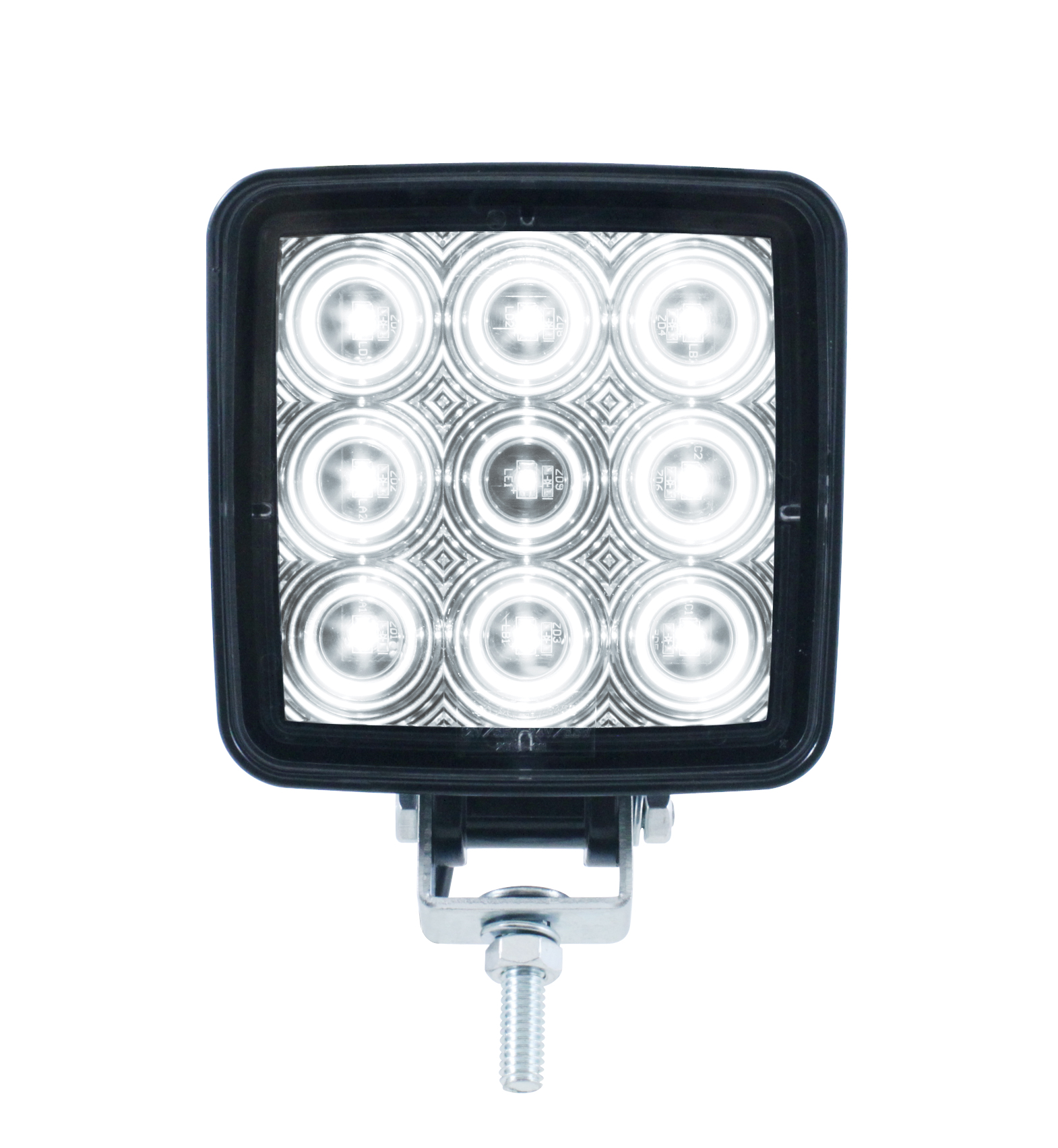9 Smd Led Square 12V/24V Auxiliary/Utility Light