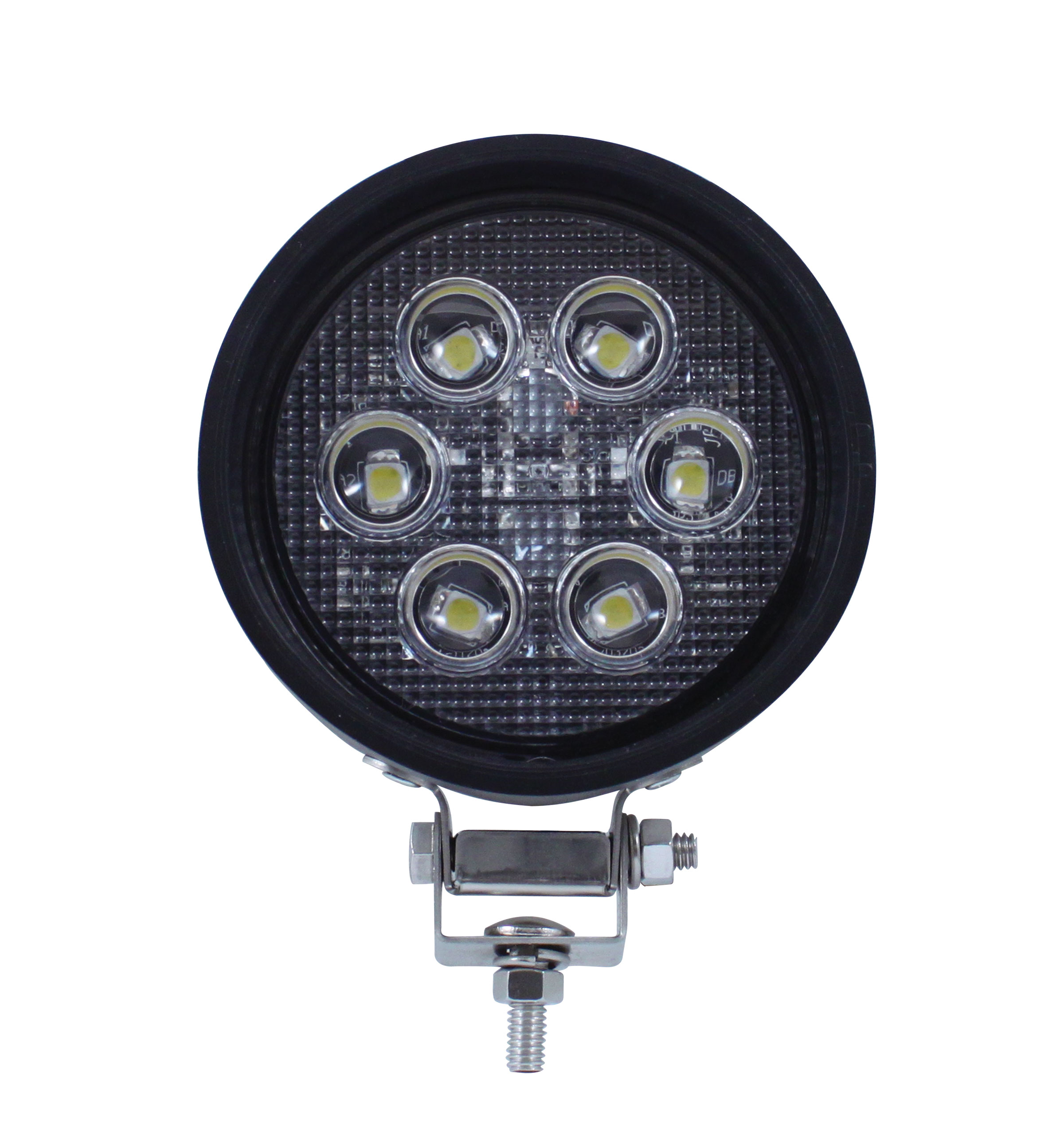 6 High Power 3 Watt Led Rubber Work Light - 12V/24V Application