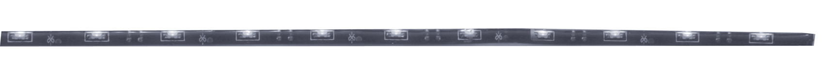 45 White Led 35 1/4" Flex Light - Wire Exit Left